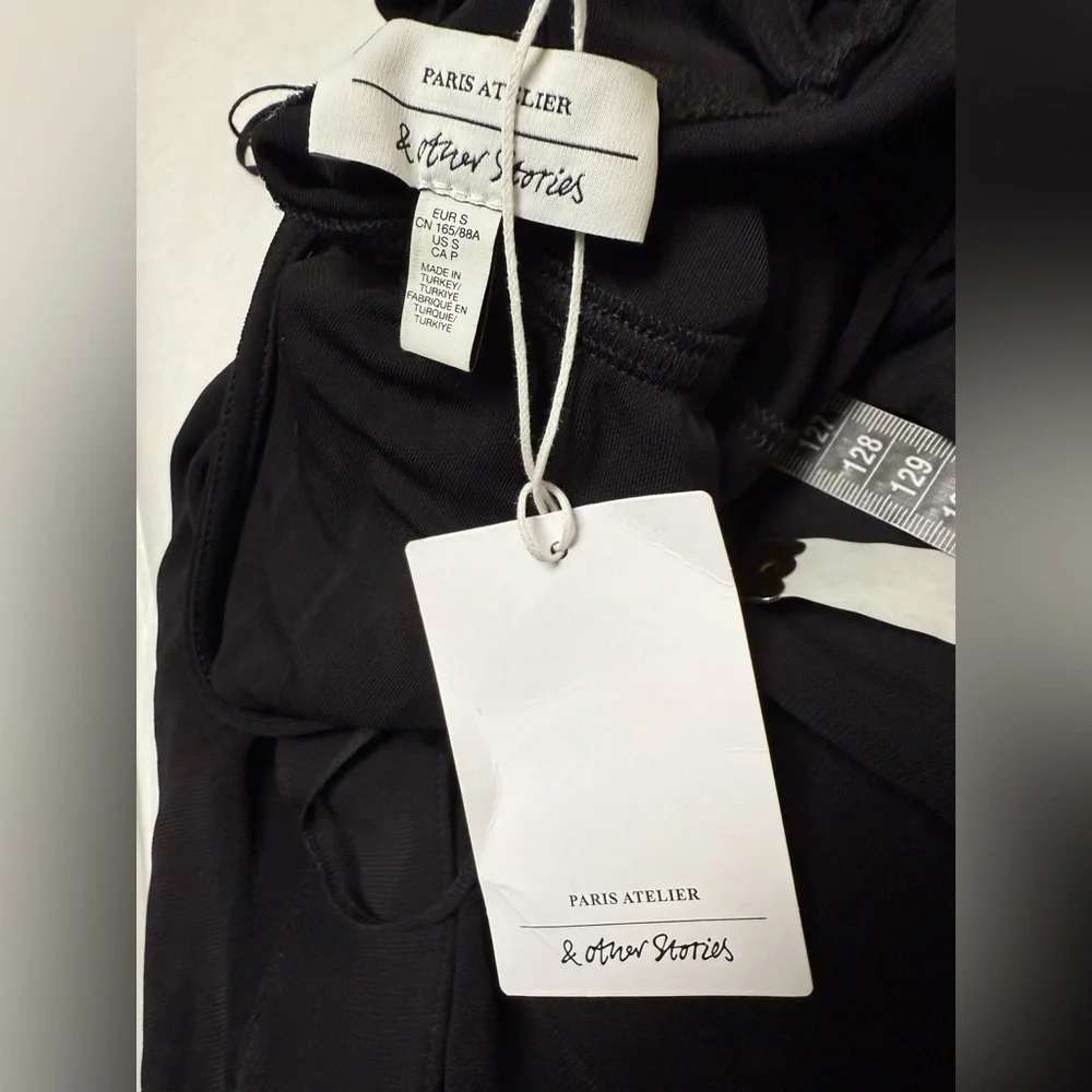 NwT;◾️& Other Stories Black Backless Jumpsuit🔳 - Picture 10 of 12